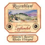 Rosenblum Cellars Annette's Reserve Rhodes Vineyard Zinfandel 1999 Front Label