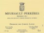 Domaine des Comtes Lafon Meursault Perrieres Premier Cru 2015 Front Label