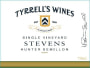 Tyrrell's Single Vineyard Stevens Shiraz 2013 Front Label