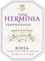 Vina Herminia Rioja 2013 Front Label