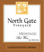 North Gate Vineyard Meritage 2010 Front Label