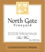 North Gate Vineyard Meritage 2009 Front Label