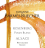 * Rosenberg Pinot Blanc 2013 Front Label