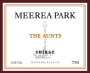 Meerea Park The Aunts Shriaz 2013 Front Label