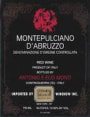 Monti Montepulciano d'Abruzzo 2000 Front Label
