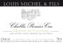 Louis Michel Chablis Montee de Tonnerre Premier Cru 2013 Front Label