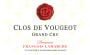 Francois Lamarche Clos de Vougeot Grand Cru 2013 Front Label