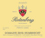 Zind-Humbrecht Rotenberg Pinot Gris 2013 Front Label