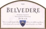 Belvedere Healdsburg Ranches Syrah 1999 Front Label