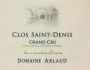Domaine Arlaud Clos Saint-Denis Grand Cru 2013 Front Label