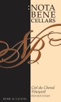 Nota Bene Cellars Ciel du Cheval Vineyard 2012 Front Label
