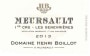 Domaine Henri Boillot Meursault Les Genevrieres Premier Cru 2013 Front Label
