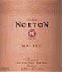 Bodega Norton Reserva Malbec 1999 Front Label