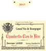 Dominique Laurent Chambertin-Clos de Beze Cuvee Vieilles Vignes 2013 Front Label