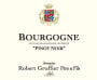 Domaine Robert Groffier Bourgogne Rouge 2013 Front Label