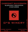 O.S Winery Elephant Mountain Vineyards Cabernet Sauvignon 2010 Front Label