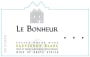 Le Bonheur Sauvignon Blanc 2014 Front Label