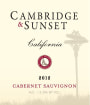 Cambridge California Cellars Cambridge & Sunset Cabernet Sauvignon 2012 Front Label