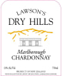 Lawson's Dry Hills Chardonnay 2014 Front Label