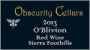 Oakstone Winery Oblivion Red 2013 Front Label