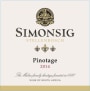 Simonsig Pinotage 2014 Front Label