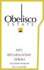 Obelisco Estate Los Gosses Vineyard Syrah 2011 Front Label