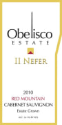 Obelisco Estate Nefer II Estate Grown Cabernet Sauvignon 2010 Front Label