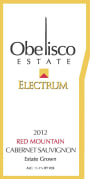 Obelisco Estate Electrum Cabernet Sauvignon 2012 Front Label