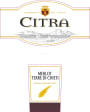 Citra Merlot 2014 Front Label