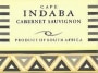 Indaba Cabernet Sauvignon 2000 Front Label