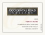 Occidental Road Cellars Horseshoe Bend Vineyard Pinot Noir 2008 Front Label
