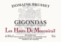 Domaine Brusset Gigondas Les Hauts de Montmirail 2014 Front Label