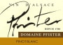Melanie Pfister Pinot Blanc 2014 Front Label