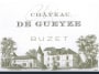 Buzet Chateau de Gueyze 2014 Front Label