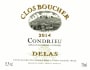 Delas Condrieu Clos Boucher 2014 Front Label