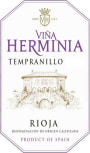 Vina Herminia Rioja 2014 Front Label