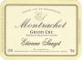 Domaine Etienne Sauzet Montrachet Grand Cru 2014 Front Label