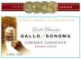 Gallo of Sonoma Cabernet Sauvignon 1999 Front Label