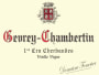 Domaine Fourrier Gevrey Chambertin Cherbaudes Premier Cru 2014 Front Label