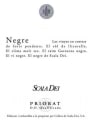 Scala Dei Negre 2014 Front Label