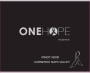 ONEHOPE Reserve Pinot Noir 2011 Front Label