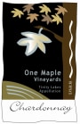 One Maple Winery Chardonnay 2005 Front Label