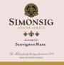 Simonsig Sauvignon Blanc 2015 Front Label