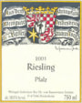 Bassermann-Jordan Estate Riesling 2000 Front Label