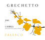 Falesco Grechetto 2015 Front Label