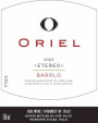 Oriel Wines Etereo 2003 Front Label