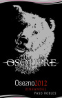 Oso Libre Osezno Zinfandel 2012 Front Label