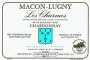 Cave de Lugny Macon-Lugny Les Charmes Chardonnay 2000 Front Label