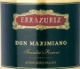 Errazuriz Don Maximiano Founder's Reserve 1999 Front Label