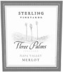 Sterling Three Palms Vineyard Merlot 1999 Front Label